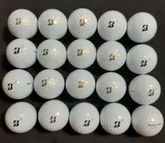 ブリヂストンゴルフ SUPER STRAIGHT 20球 ロストボール 年式混合