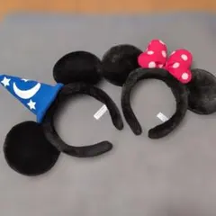 美品　ディズニーリゾート　ファンタジア　ミニー　カチューシャ