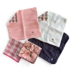 ラルフローレン　バーバリー　ハンカチ 5枚セット　Burberry