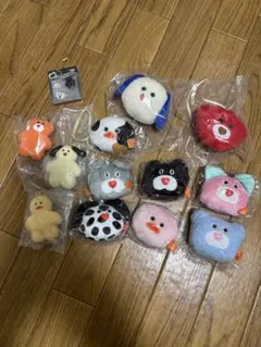 mojojojo 플로키 얼굴 마스코트 클립 카라비나 세트