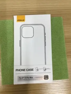 【C-6】iPhone15proMaxスマホカバー／クリア／フィルムつき