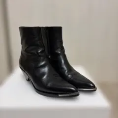 celine コニックブーツ　40 メタルトゥ　レザーブーツ celine コニックブーツ 40 メタルトゥ レザーブーツ - メルカリ