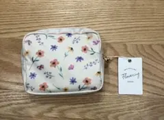 花柄ポーチ　フラワーリング
