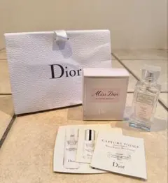 【箱・袋付】ミスディオール ブルーミングブーケ 30ml ＆ ヘアミスト セット