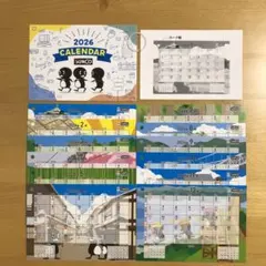 非売品サンコー カード リング型カレンダー六曜ペンギンのネジ屋さんペンちゃんのサムネイル