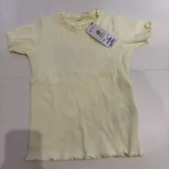 フリルネック　Tシャツ　フォーマル　黄色　イエロー トップス Tシャツ キッズのサムネイル