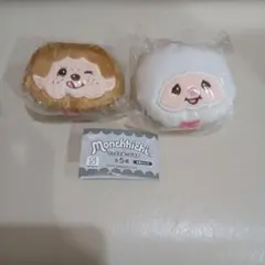 Monchhichi フェイスぬいぐるみ2個セット