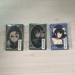 鬼滅の刃 スクエア缶バッジ 3点セット