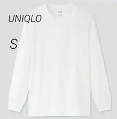 最終【UNIQLO】 ユニクロ　エアリズムUVカットクルーネックT 長袖 S
