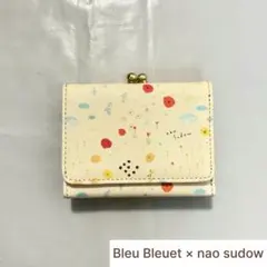 Bleu Bleuet × nao sudow 花柄 三つ折り財布 がま口のサムネイル