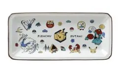 ポケモン　ポケセン金沢　九谷焼　長皿　総柄