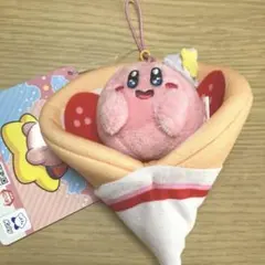 星のカービィ　ぬいぐるみ　クレープマスコット　わくわく　いちご
