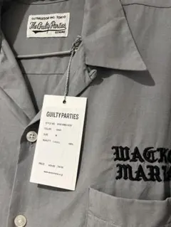 WACKO MARIA 長袖シャツ M グレー ワコマリア　24SS 50S