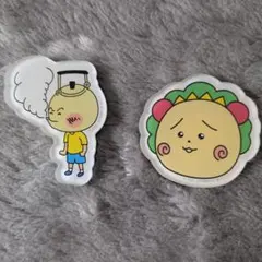 COJI-COJI コジコジ やかん君 アクリル マグネット 2個セット