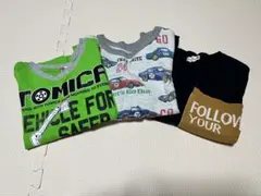 長袖カットソー 110cm 3枚セット