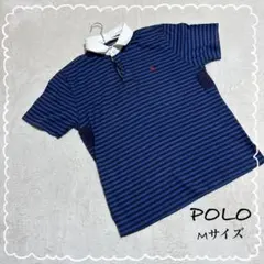 【POLO 英國鄉村精神】 Polo衫 短袖 條紋 (M)