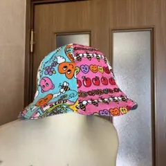 カステルバジャック　リバーシブル　デニム&カラフルバケットハット 子供用のサムネイル