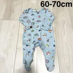 ベビー ロンパース 60-70cm 犬柄