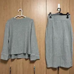 hareiro グレー スカートセットアップ