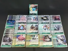 ワンピースカード　緑　ジンベエデッキパーツのサムネイル