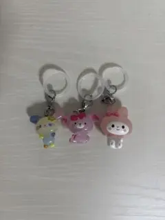 サンリオ ゆるっとめじるしアクセサリー うさはな マイメロディ　ぼんぼんりぼん