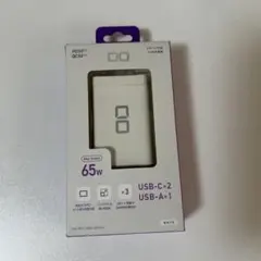 【ラスト1点】CIO GaN 65W 充電器 急速PD CIO-G65W2C1A