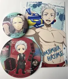 WINDBREAKER 缶バッジ　アニメイトカフェ 晩夏食祭 梅宮 一 セット