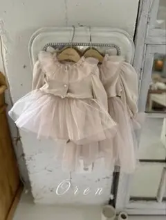 ♦︎新品♦︎Oren ベビードレス、ワンピース pink 【特別出品】