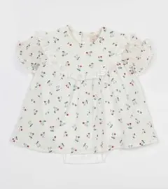 【新品未使用】チェリーワンピースロンパース