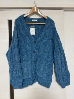 FREAK'S STORE ケーブルニットカーディガン FREEサイズ