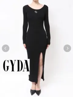 ❤︎GYDA GGプレート　long sleeve LONGニットワンピース❤︎