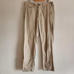 *UNIQLO* ユニクロ パンツ チノパン カジュアル 綿100% 細身 ラフのサムネイル