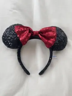 ミニーマウス スパンコールカチューシャ