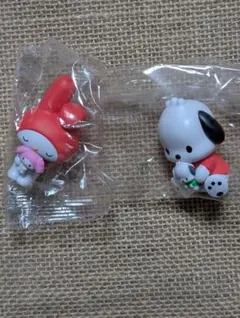 サンリオキャラクターズ　ぬいぐるみといっしょフィギュア　２点まとめ売り　ガチャ
