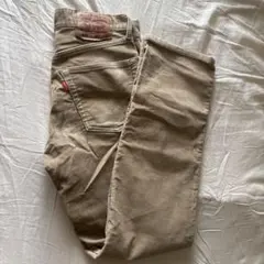 Levi's ベージュ ストレートジーンズ533 コーデュロイ