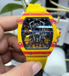 RICHARD MILLE 自動巻き時計 イエロー/レッド