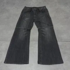 2011s NICOLE flare denim gimmick 髭 y2k 2011s NICOLE flare denim gimmick 髭 y2k - メルカリ