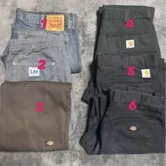 swag skaterfuckthisindu デニム　ワークパンツLevi's