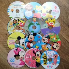 【しまじろう Englishほか】英語 DVD＆CD 12枚セット
