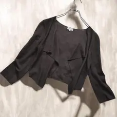 FOXEY 42 黒 ふわふわカシミアシルクニット ボレロ - メルカリ