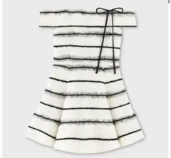 Maison chiffon frill mini onepiece xsサイズ - メルカリ