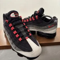 NIKE AIR VAPORMAX 95 レッド　グレー　26cm