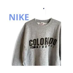 本日発送 NIKE ナイキ スウェット トレーナー グレー カレッジロゴ 裏起毛