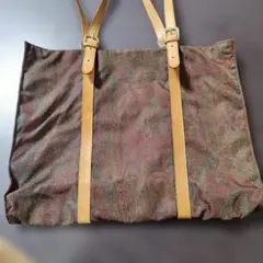 ペイズリー柄トートバッグ