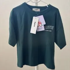 PEANUTS スヌーピー Tシャツ 100cm ダークグリーン ライトオン