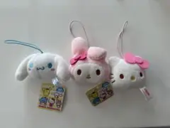 サンリオキャラクターズ フェイスマスコット 3個セット