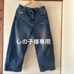 ピュアルセシンワイドカーブデニムパンツのサムネイル