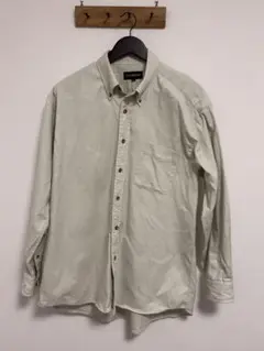 【古着】EAST BROTHER ボタンダウンシャツ LLサイズ