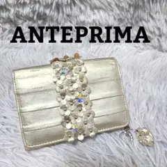 完売品❀ANTEPRIMA アンテプリマ マッツェット クラッシュ加工 折り財布のサムネイル