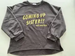 サイズ120 LAGKAW チャコールグレー　長袖トレーナー